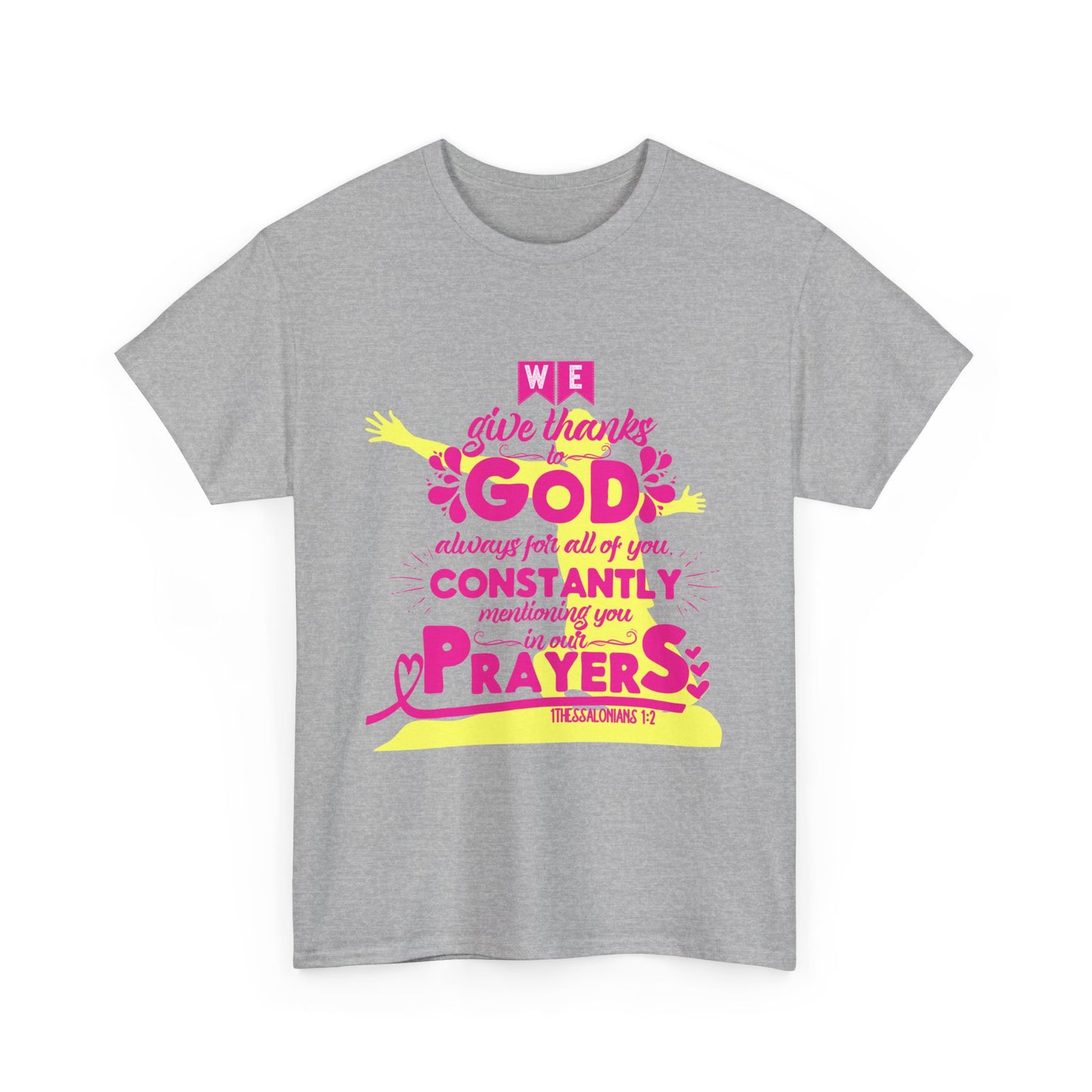 Unisex Heavy Cotton Graphic design (Give Thanks to God) T-shirt