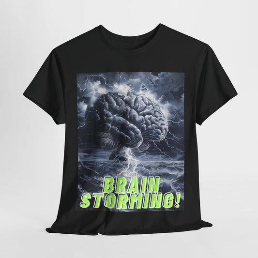 Unisex Heavy Cotton Graphic Design (Brain Storming) T-shirt