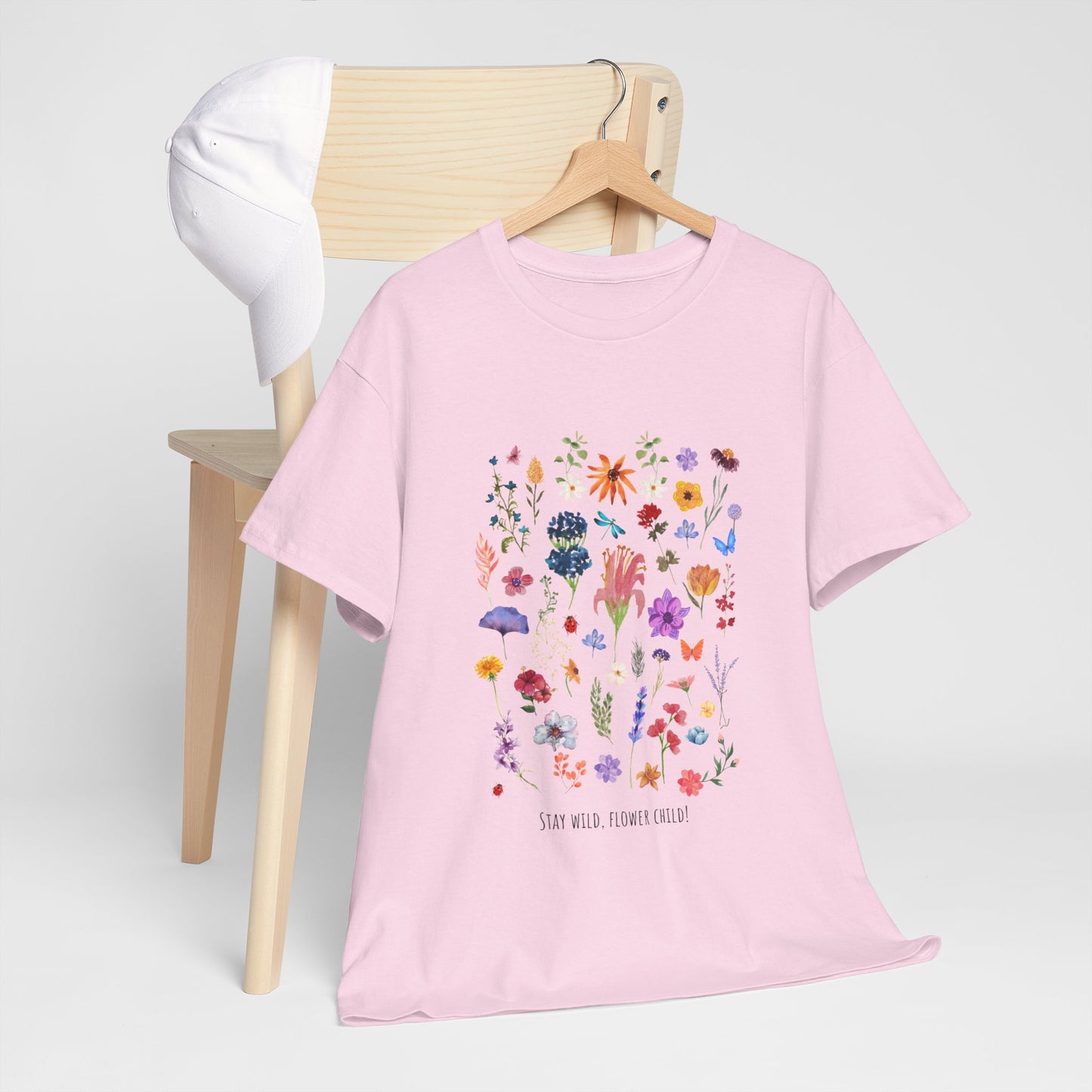 Unisex Heavy Cotton Graphic design (Flowers) T-shirt