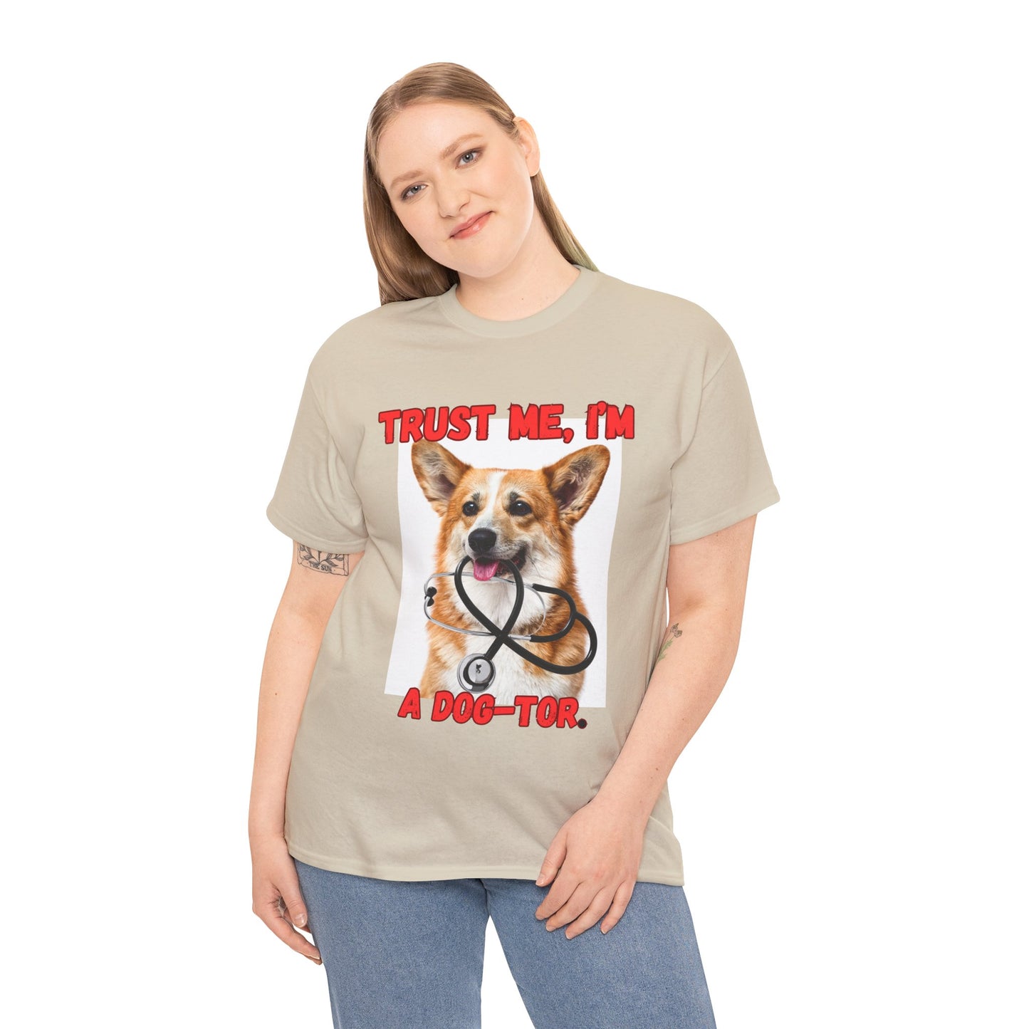 Unisex Heavy Cotton Graphic Design (DOG JOKE) T-shirt