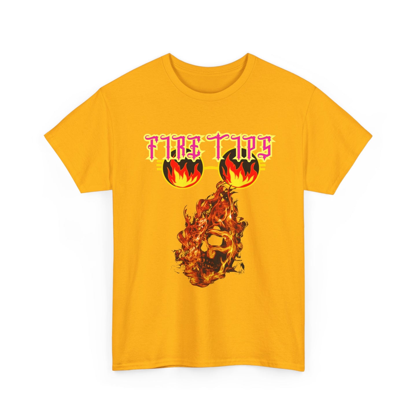 Unisex Heavy Cotton Graphic design (Fire Tips) T-shit