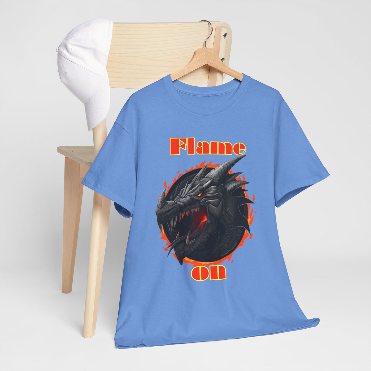 Unisex Heavy Cotton Graphic Design (Flame On) T-shirt