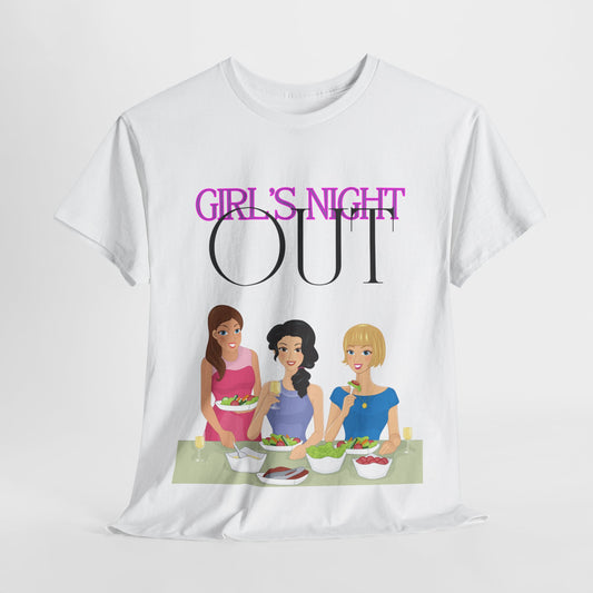 Unisex Heavy Cotton Graphic design (Girl's Night Out) T-shirt