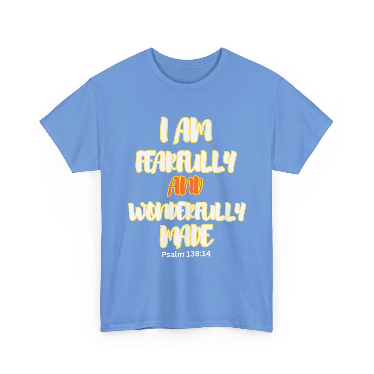 Unisex Heavy Cotton Graphic design (I Am Fearfully and Wonderfully Made) T-shirt