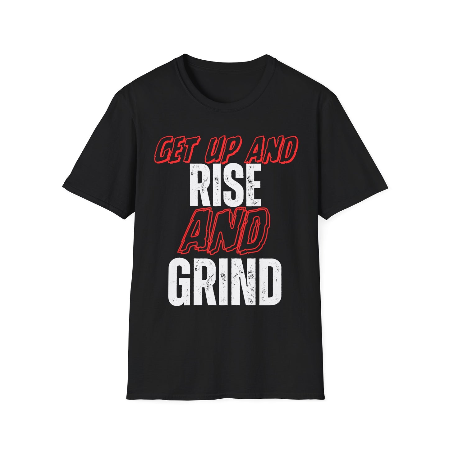 Unisex Softstyle design (RISE AND GRIND) T-Shirt