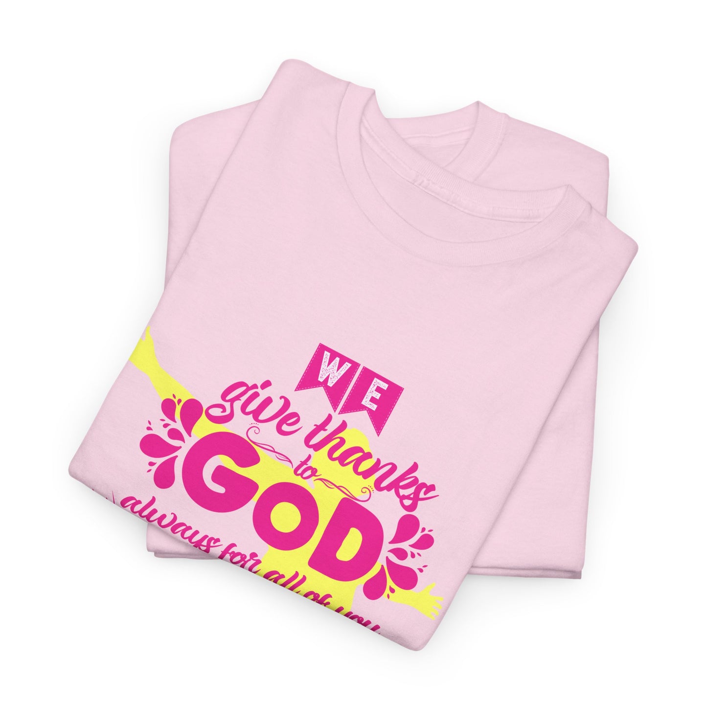 Unisex Heavy Cotton Graphic design (Give Thanks to God) T-shirt