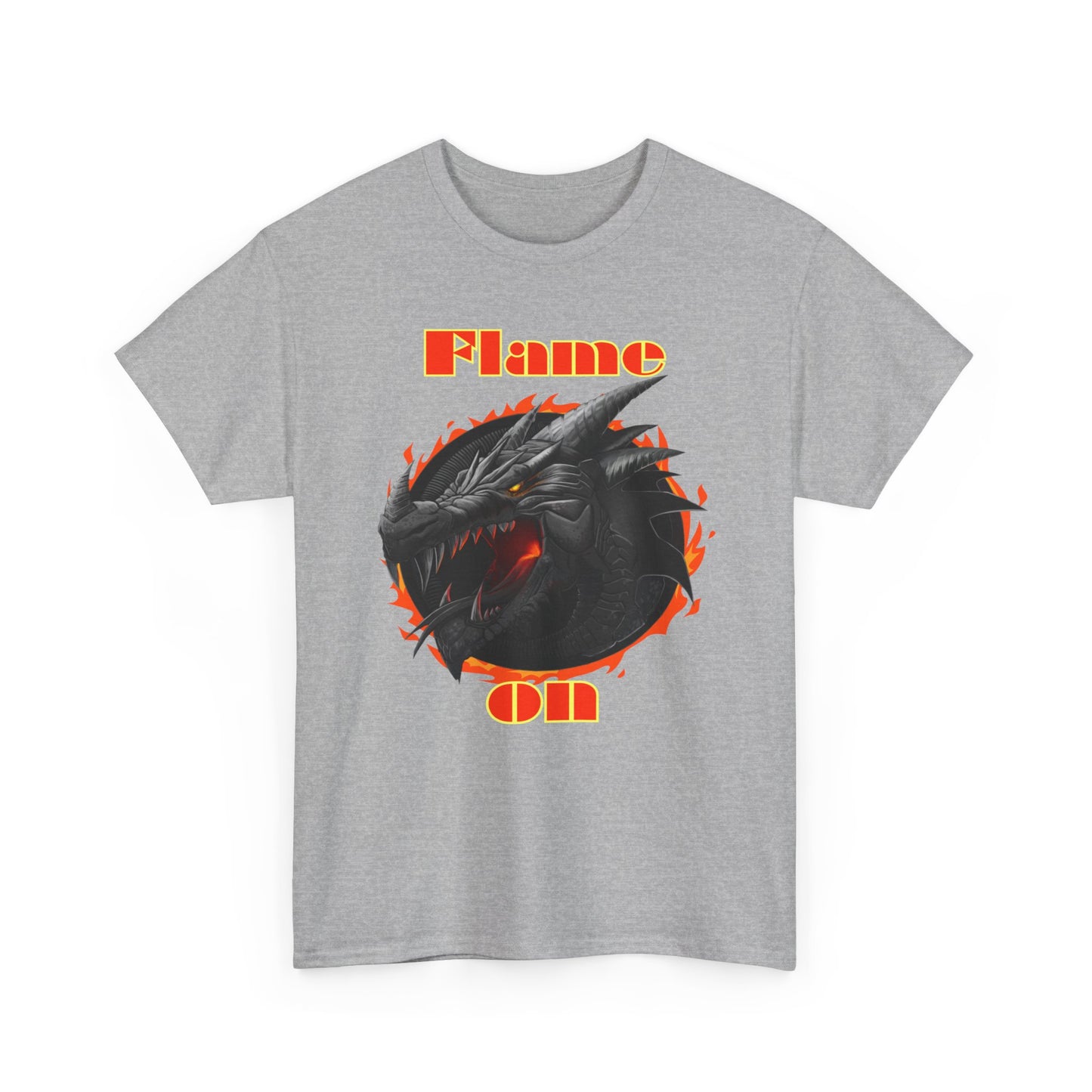 Unisex Heavy Cotton Graphic Design (Flame On) T-shirt