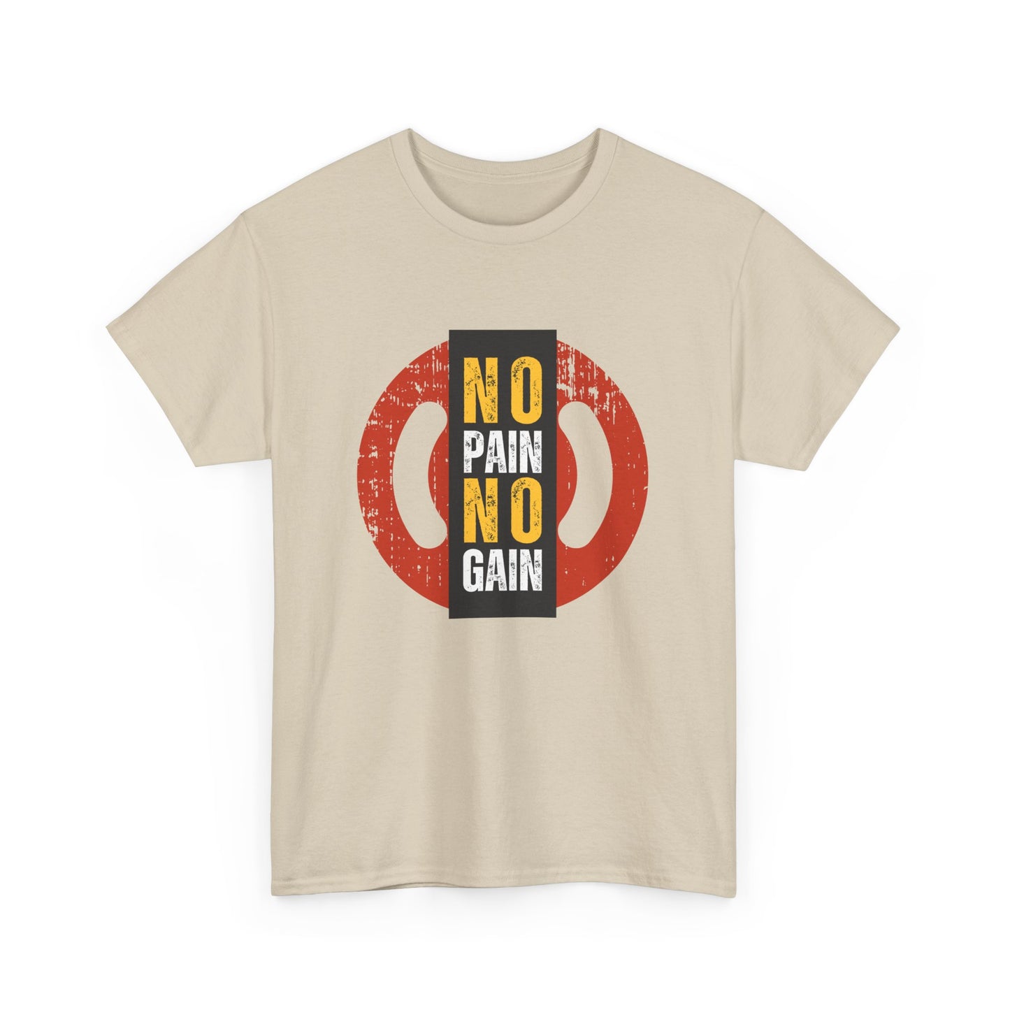 Unisex Heavy Cotton Graphic design (No Pain No Gain) T-shirt