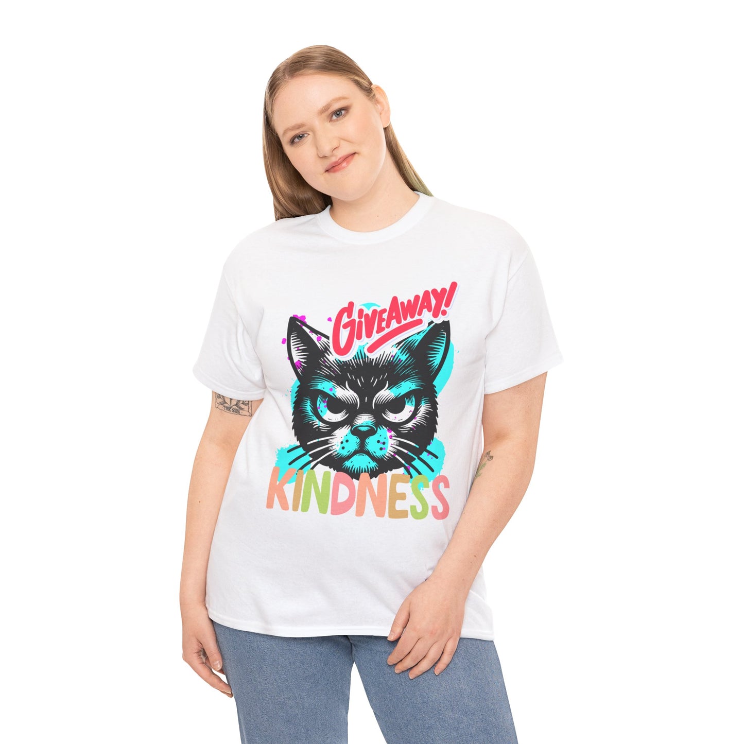 Unisex Heavy Cotton Graphic design (Giveaway Kindness) T-shirt