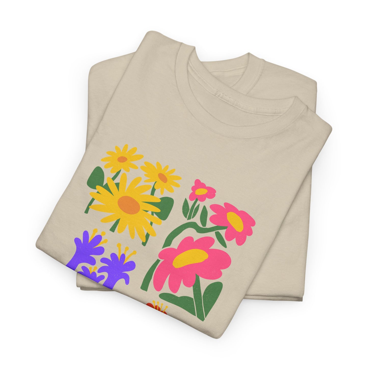 Unisex Heavy Cotton Graphic design (Flower Power) T-shirt