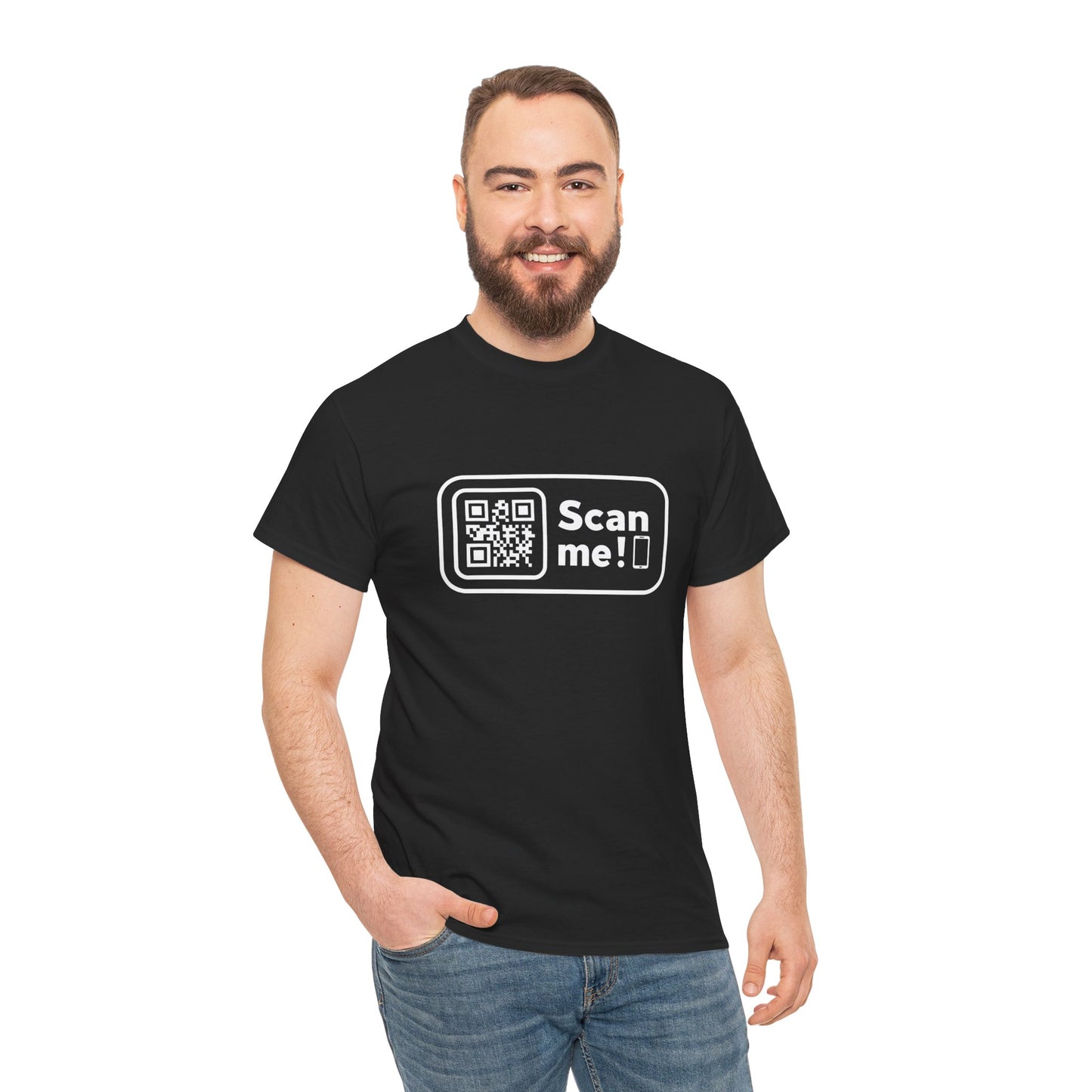 Unisex Heavy Cotton Graphic Design (Scan me) T-shirt