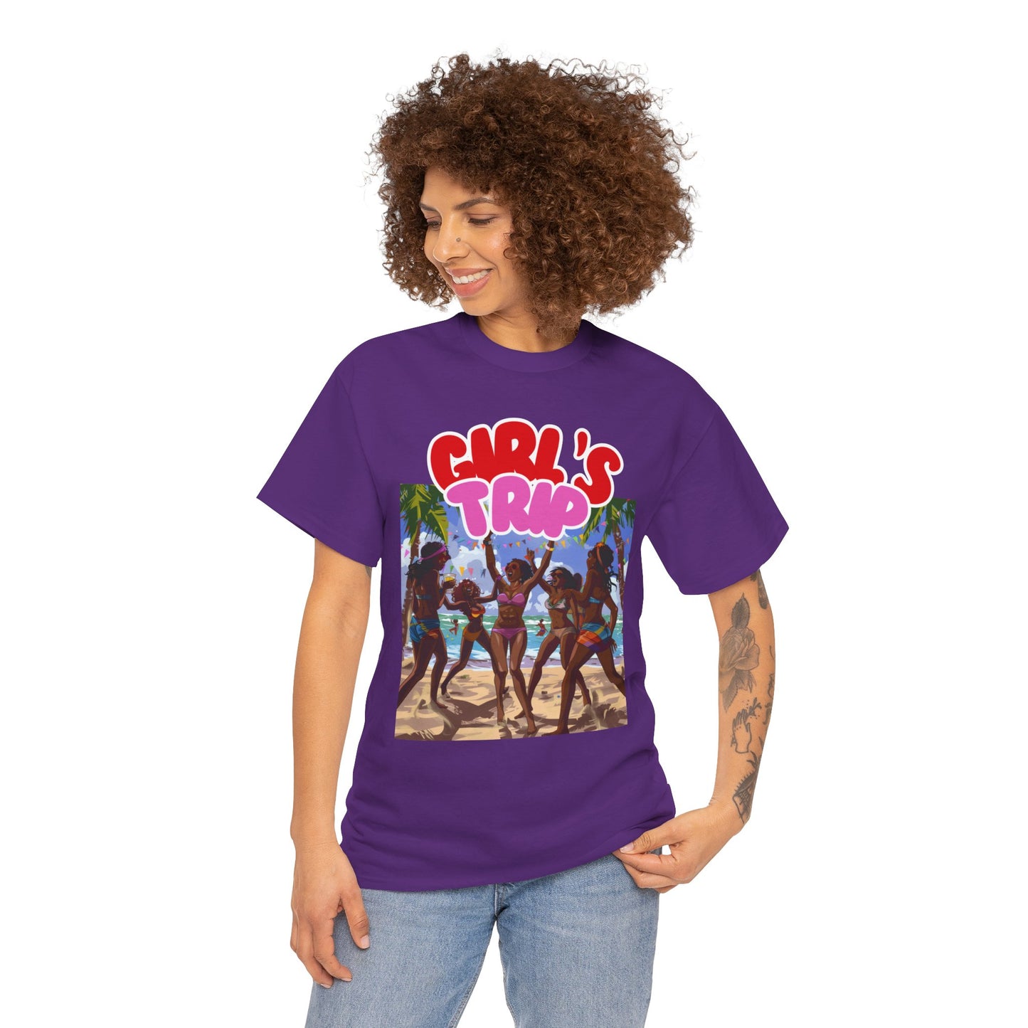 Unisex Heavy Cotton Graphic design (Girl's Trip) T-shirt