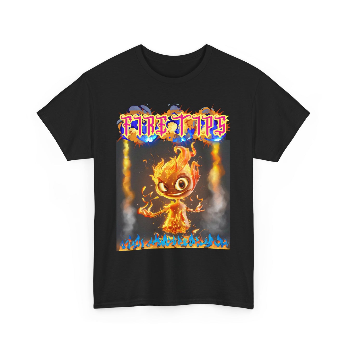 Unisex Heavy Cotton Graphic design (Fire Tip) T-shirt