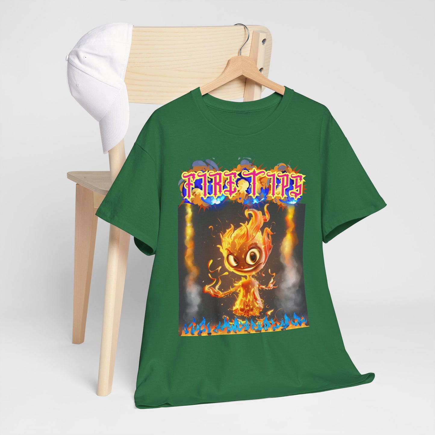 Unisex Heavy Cotton Graphic design (Fire Tip) T-shirt