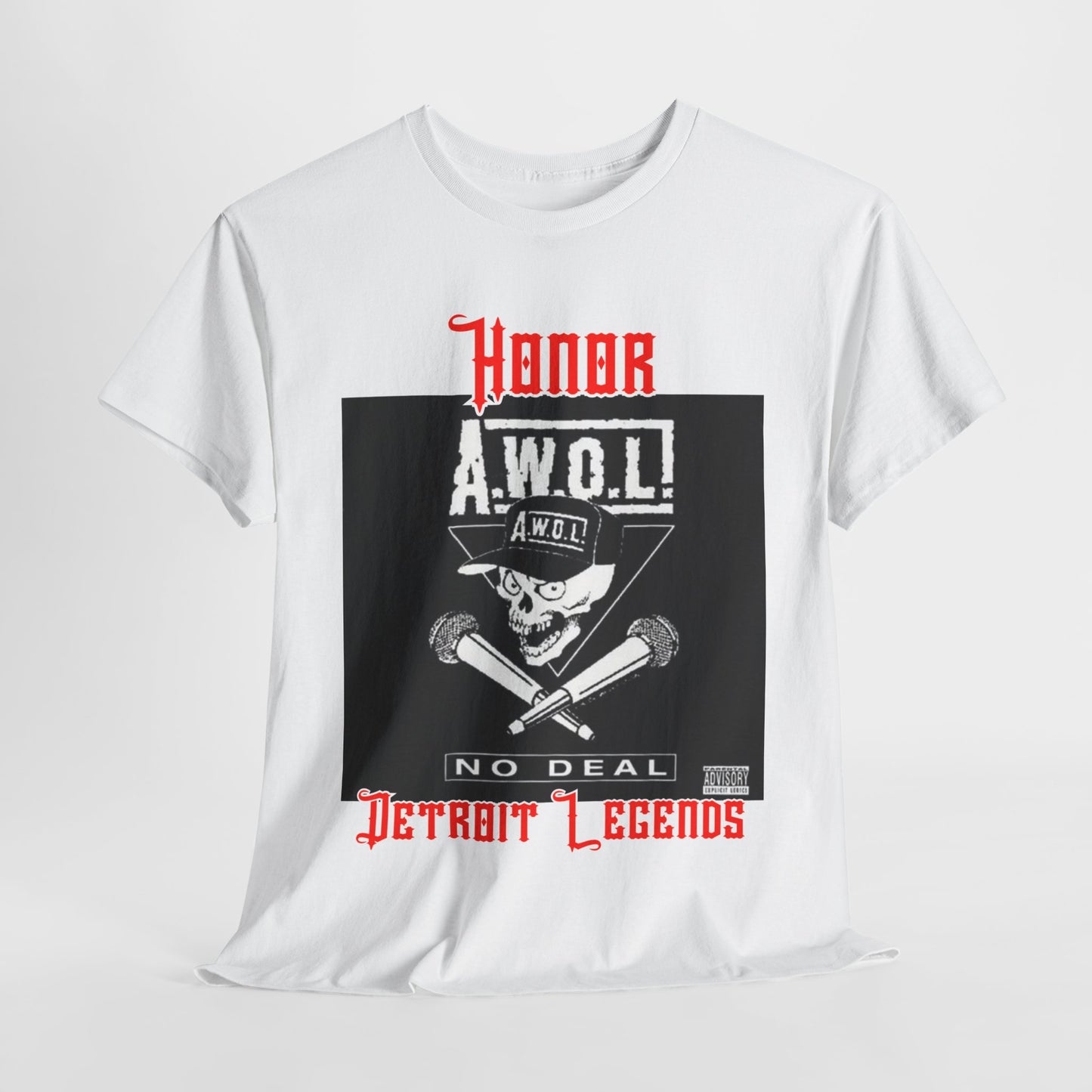 Unisex Heavy Cotton graphic Design (Honor Detroit Legends) T-shirt