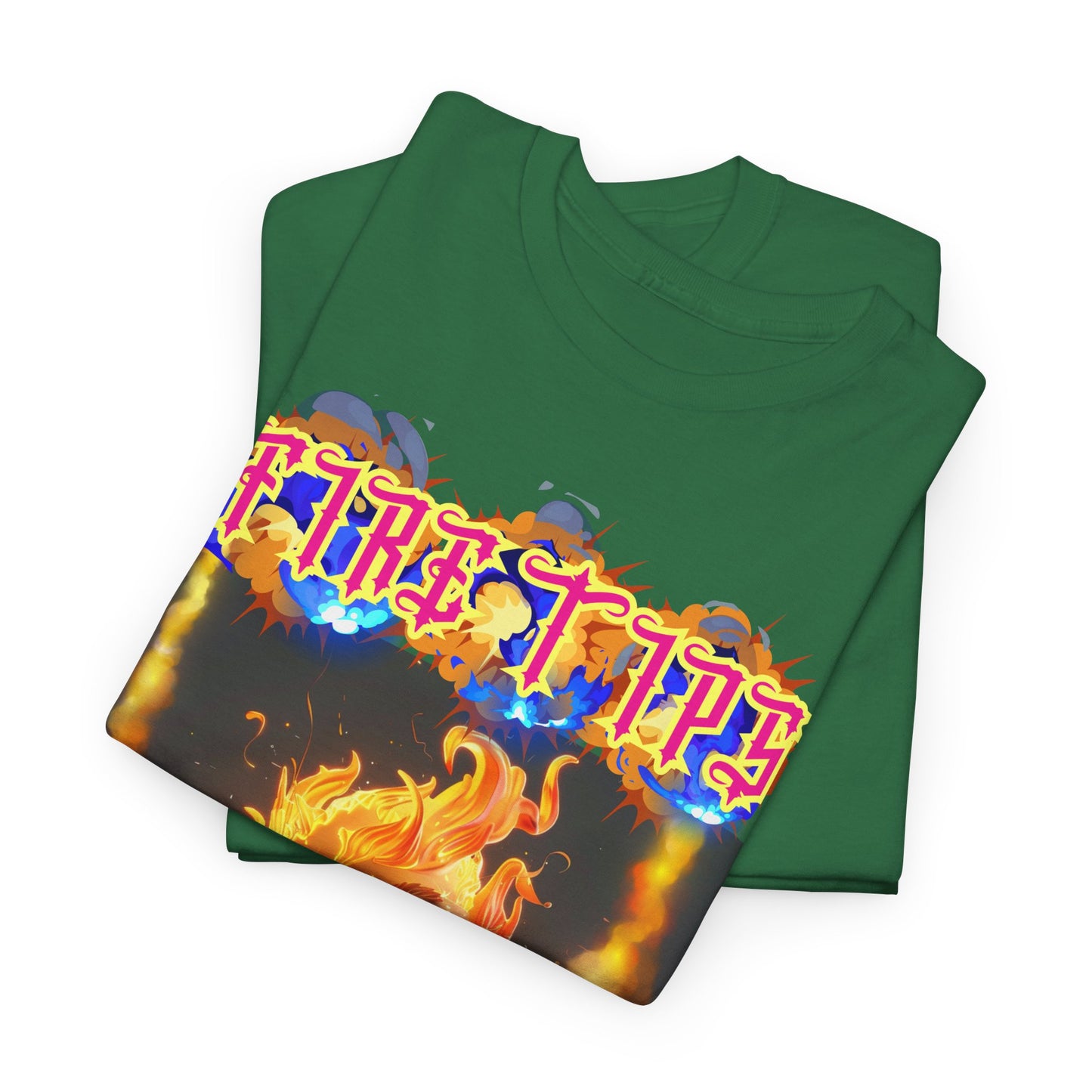 Unisex Heavy Cotton Graphic design (Fire Tip) T-shirt