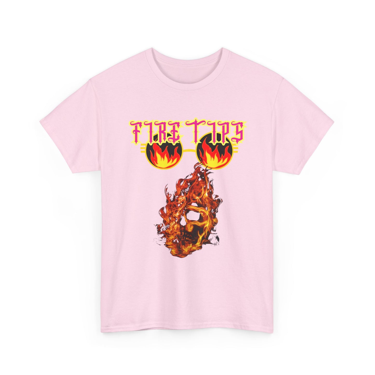 Unisex Heavy Cotton Graphic design (Fire Tips) T-shit