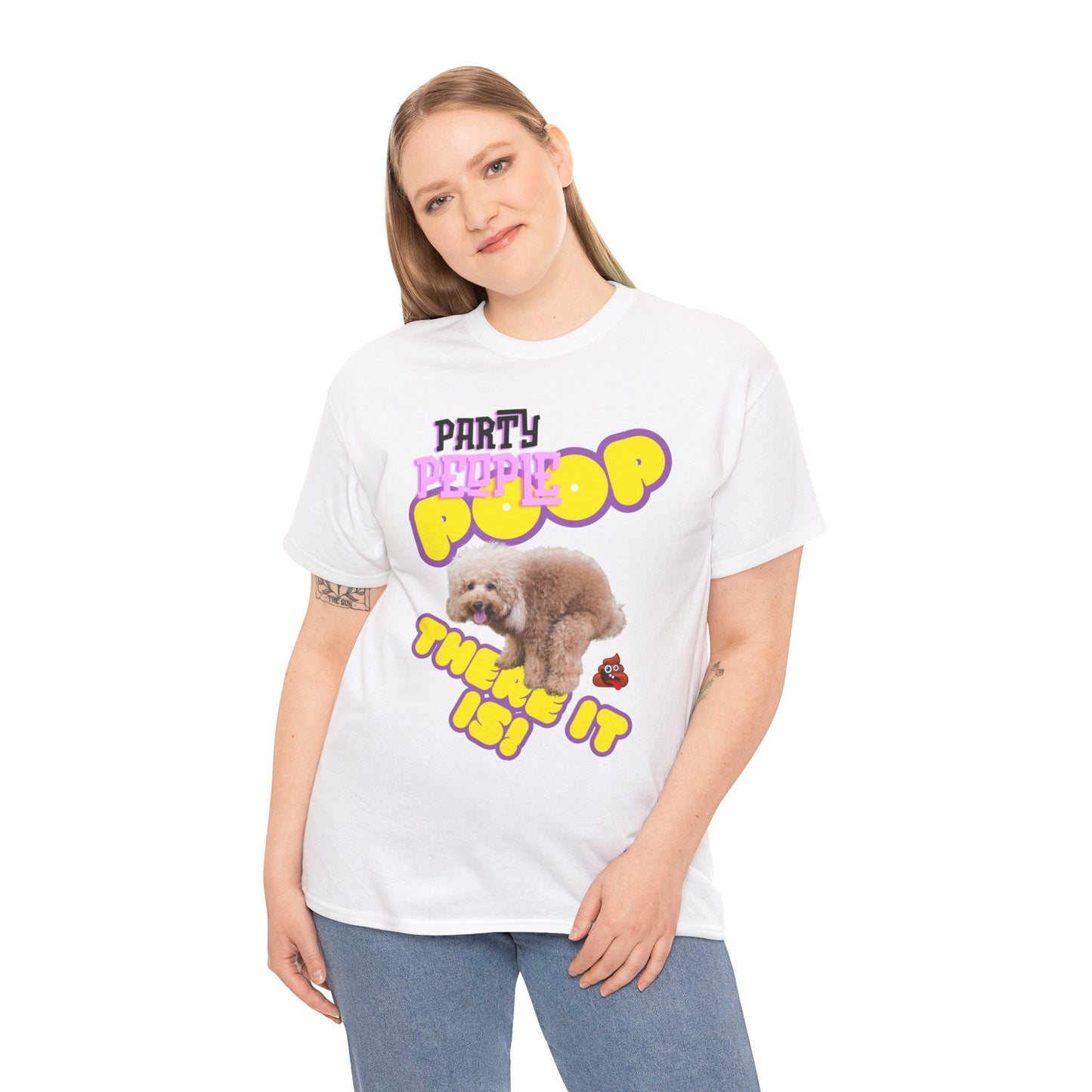 Unisex Heavy Cotton Graphic design (Poop There it is!) T-shirt