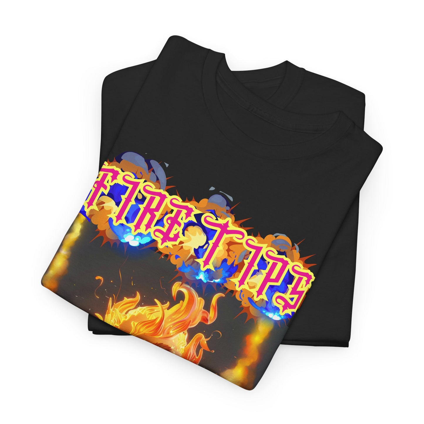 Unisex Heavy Cotton Graphic design (Fire Tip) T-shirt