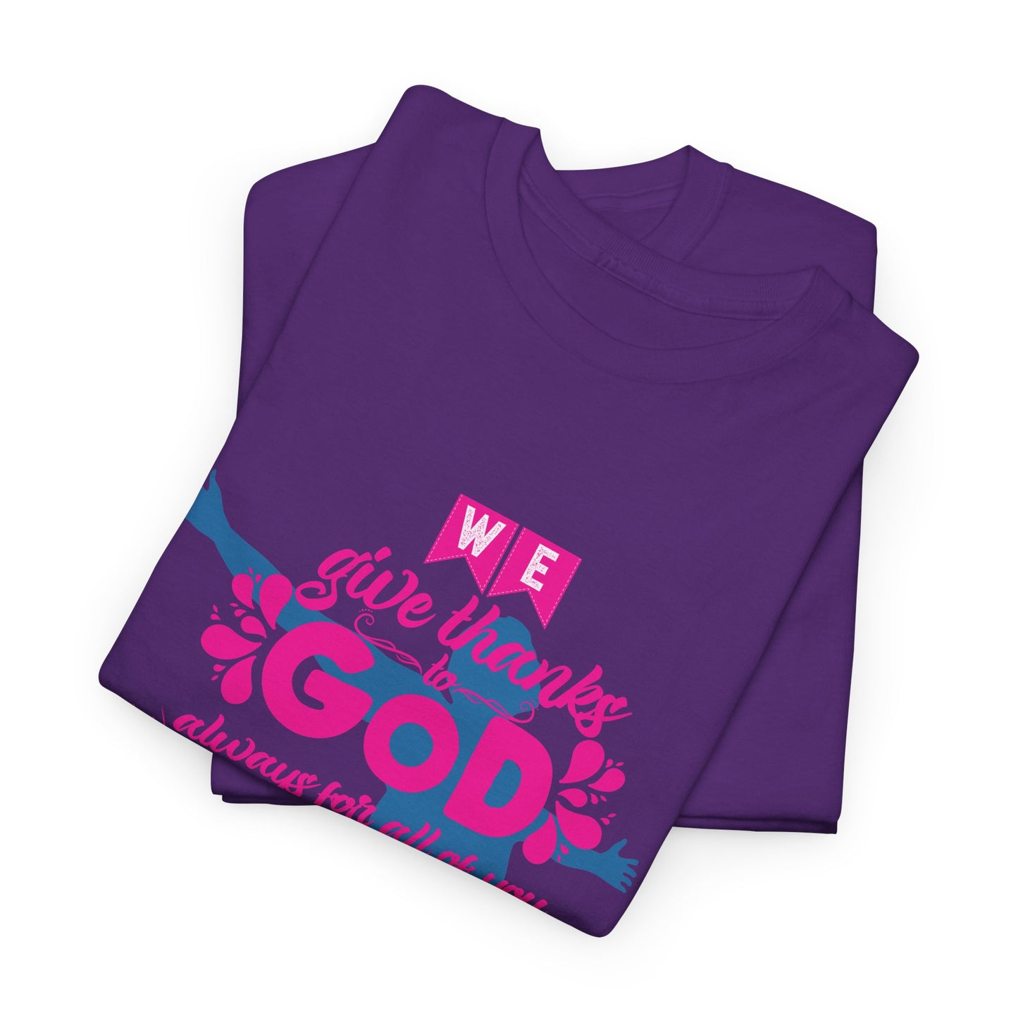 Unisex Heavy Cotton Graphic design (Through God) T-shirts