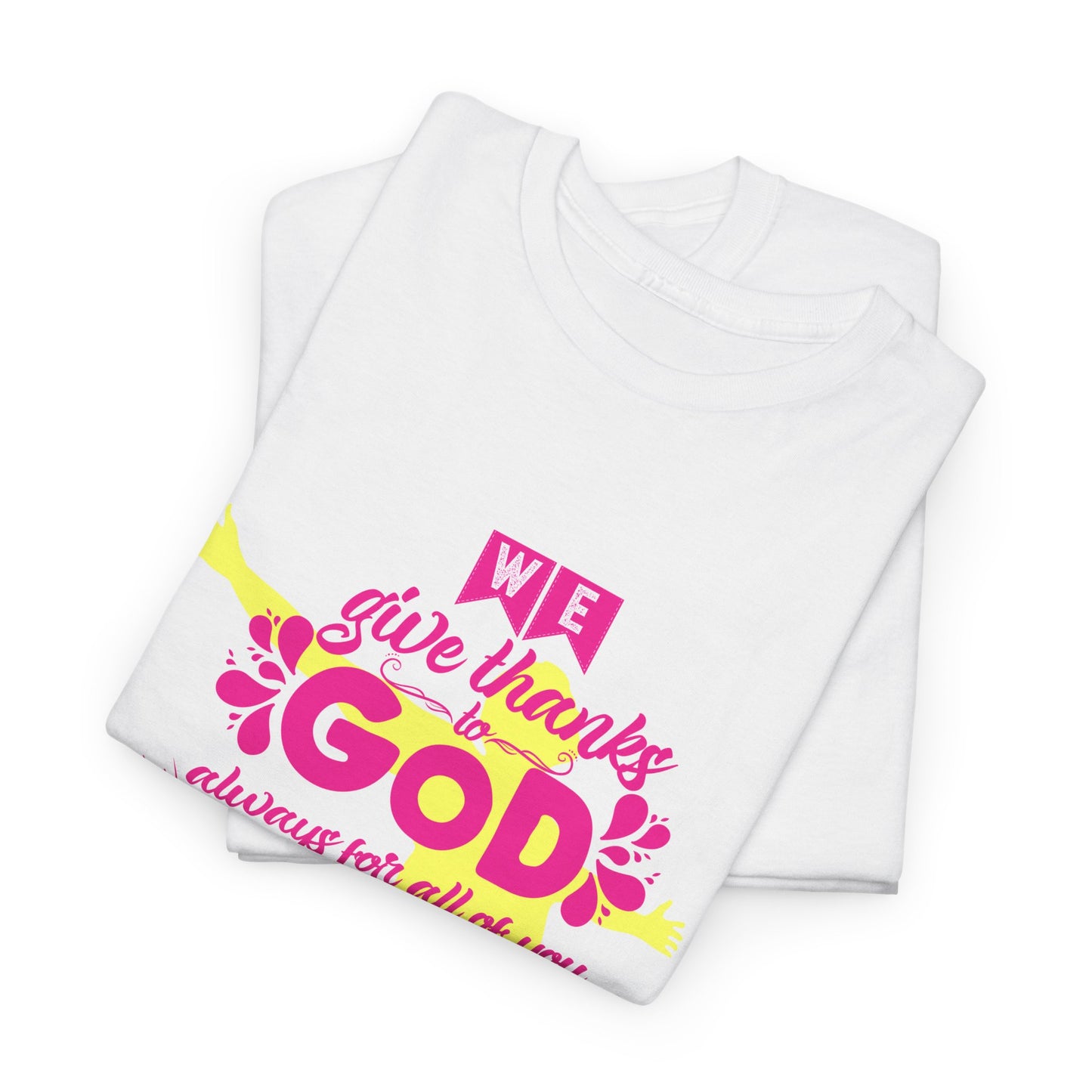 Unisex Heavy Cotton Graphic design (Give Thanks to God) T-shirt