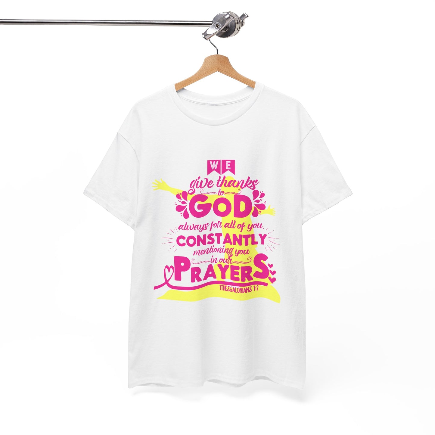 Unisex Heavy Cotton Graphic design (Give Thanks to God) T-shirt