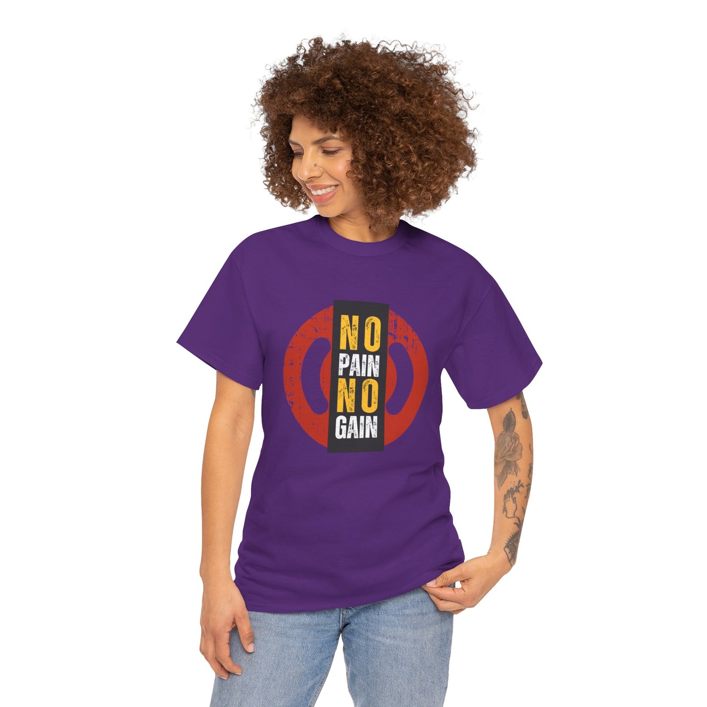 Unisex Heavy Cotton Graphic design (No Pain No Gain) T-shirt