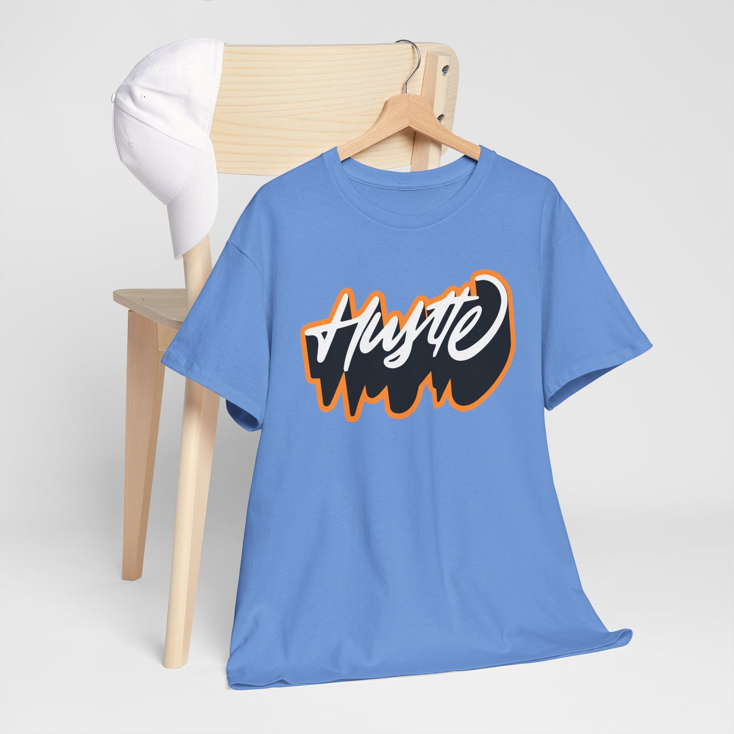 Unisex Heavy Cotton Graphic design (Hustle) T-shirt