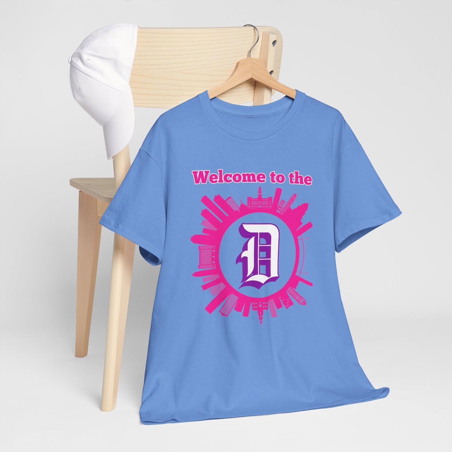 Unisex Heavy Cotton Graphic Design (Welcome to the D) T-shirt