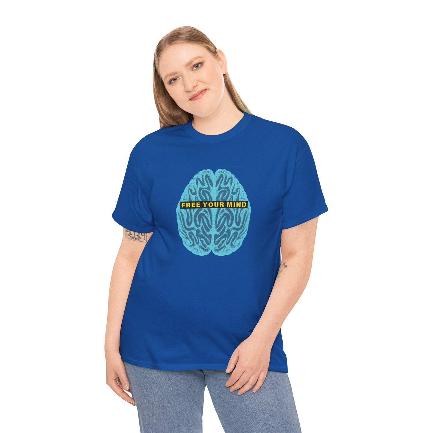 Unisex Heavy Cotton Graphic design (Free Your Mind) T-shirt