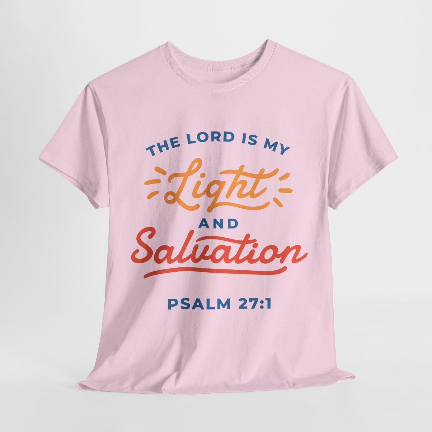 Unisex Heavy Cotton Graphic design (My Lord is my Light and Salvation) T-shirt