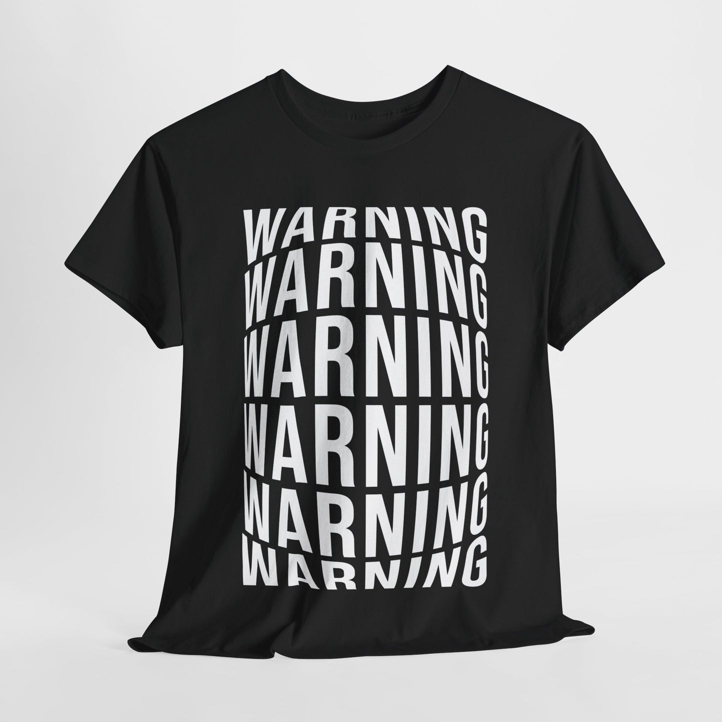 Unisex Heavy Cotton Graphic Design (Warning) T-shirt