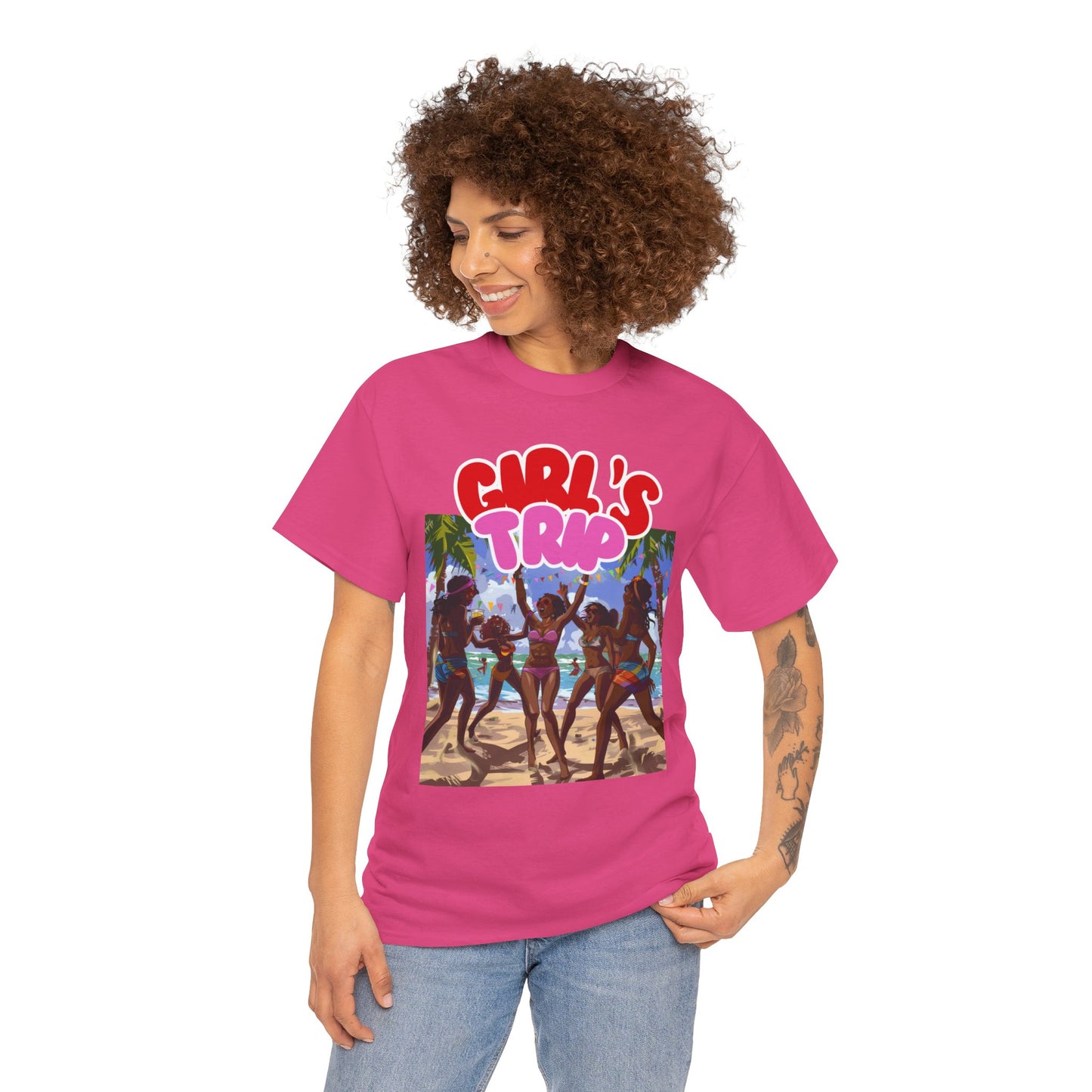 Unisex Heavy Cotton Graphic design (Girl's Trip) T-shirt