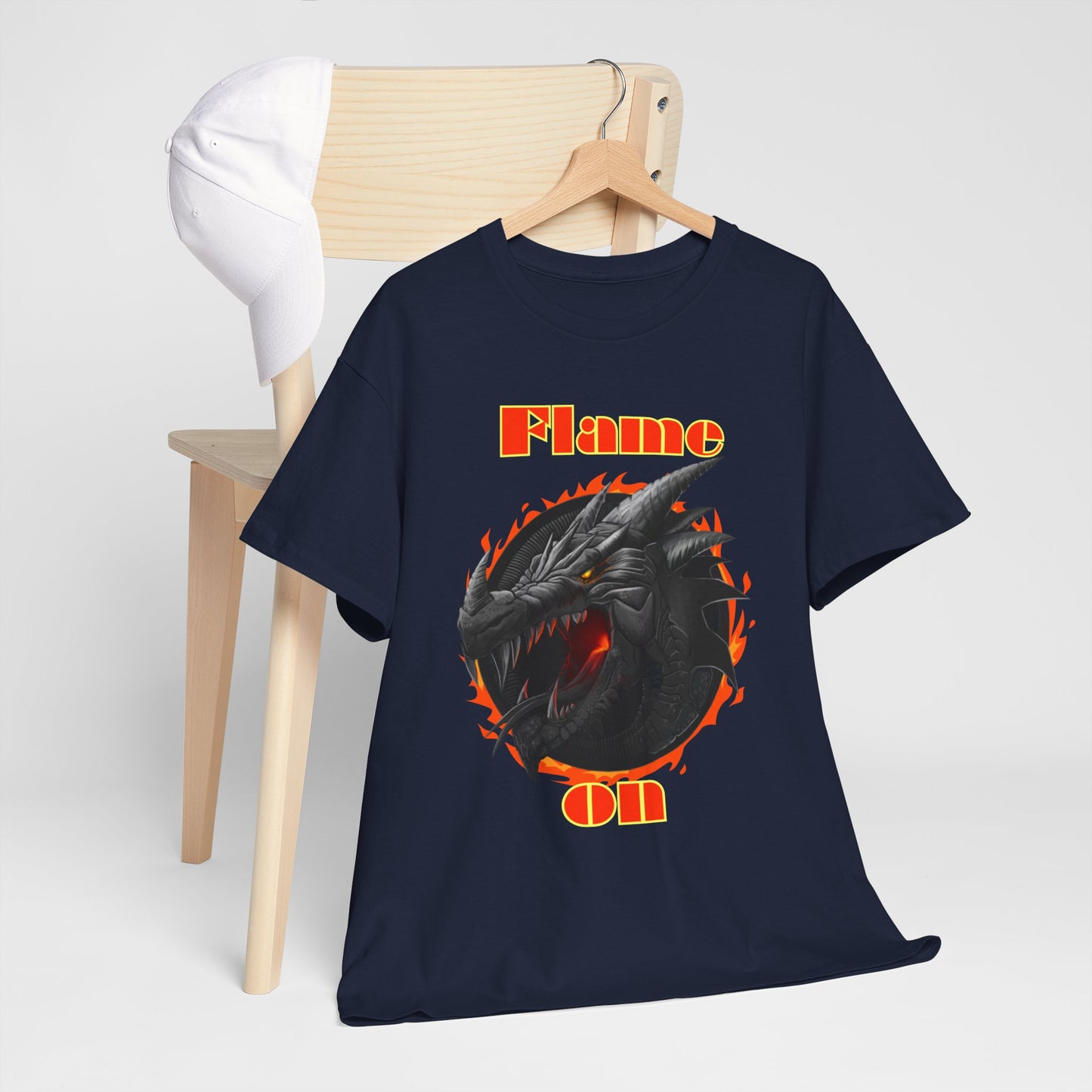 Unisex Heavy Cotton Graphic Design (Flame On) T-shirt