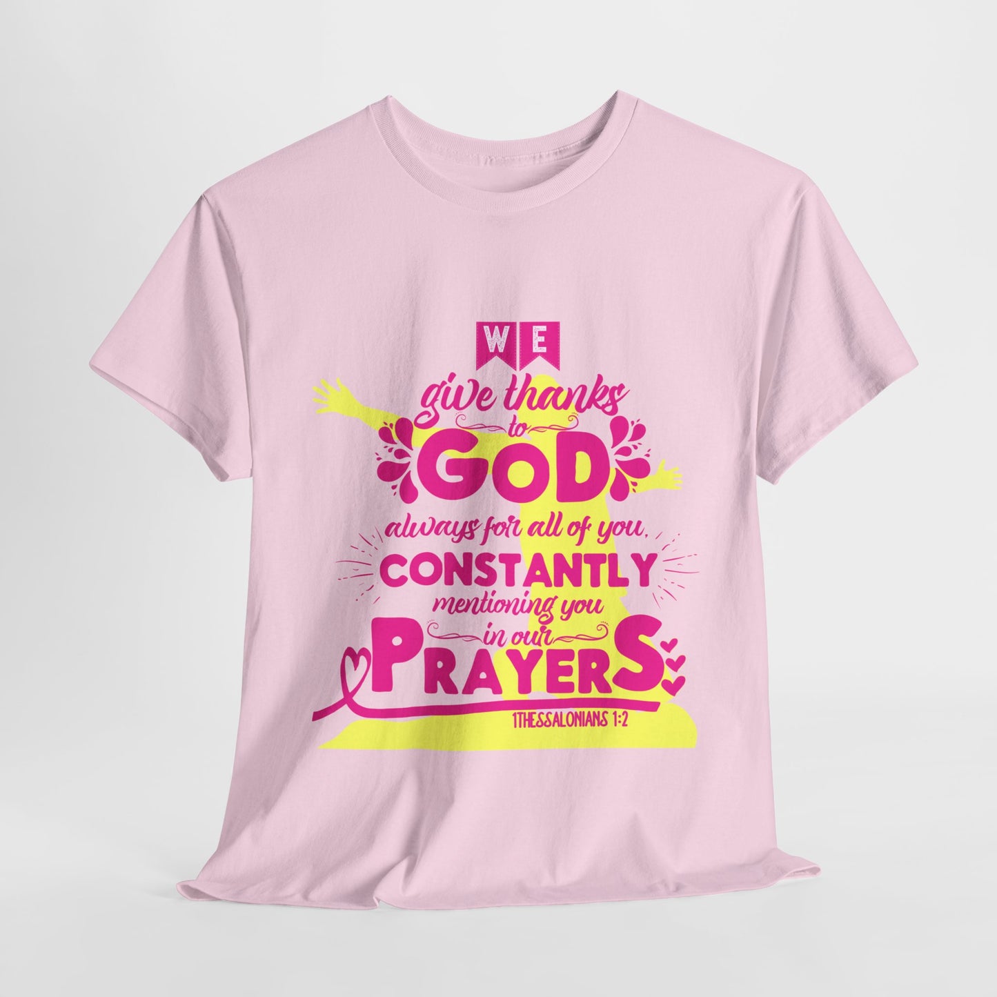 Unisex Heavy Cotton Graphic design (Give Thanks to God) T-shirt